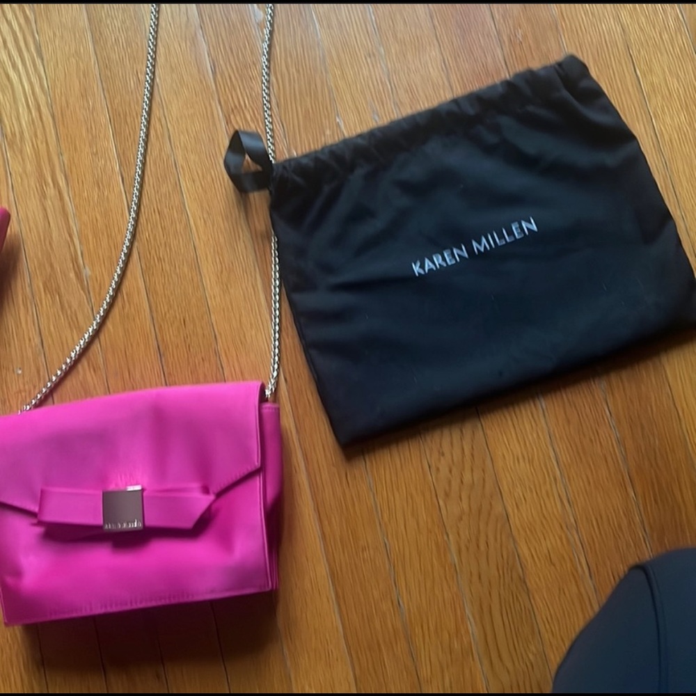 Karen millen super cute NWOT mini purse comes with karen millen dust bag